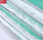 Filtro aria a sacco con telaio zincato