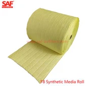 Rotolo di media filtrante dell'aria sintetico F8